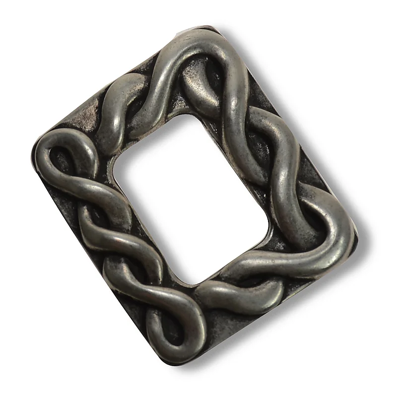 BOUCLE 153 - 60 MM - ARGENT VIEUX