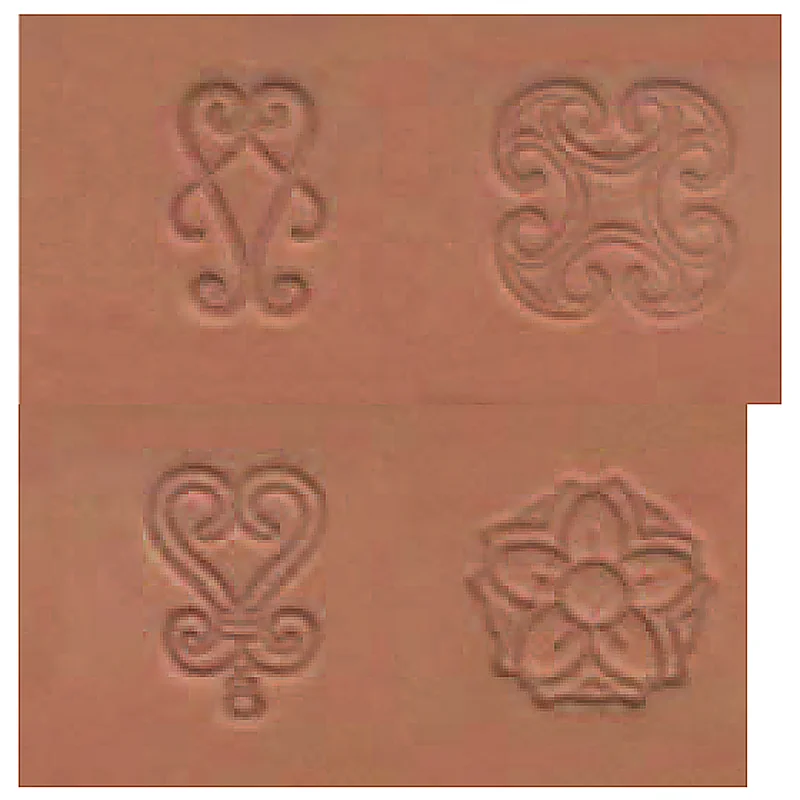 4 STK STEMPEL SET VINTAGE