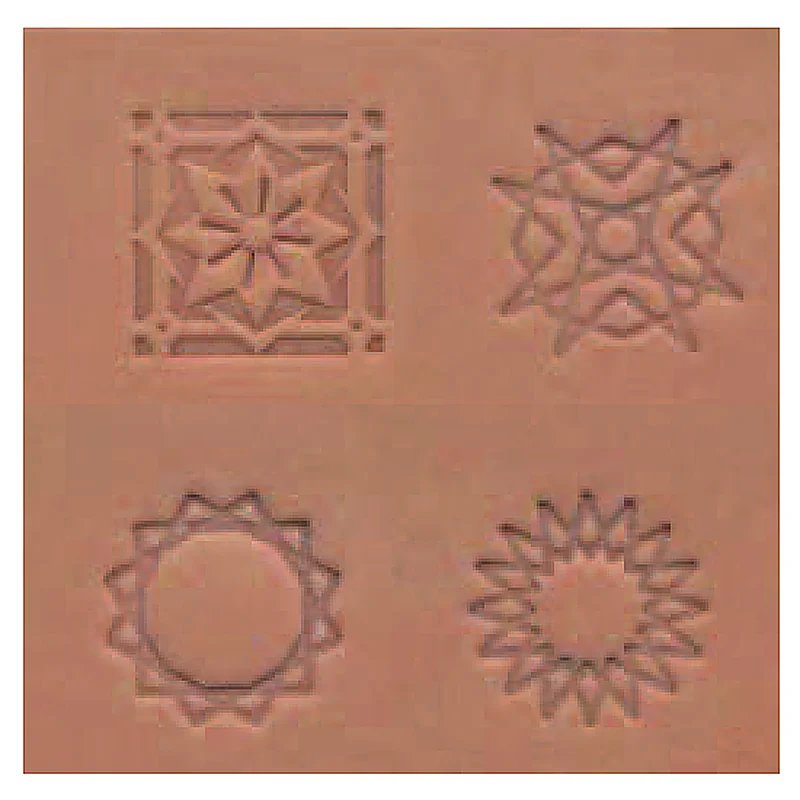 4 STK STEMPEL SET SPIRO