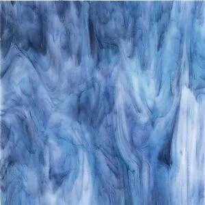 BULLSEYE 3086-30F - MITTERNACHTSBLAU D.RLD 3MM STREAKY