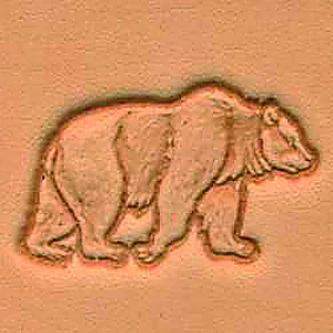 LEATHER 3D STAMP - BEAR