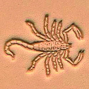 LEATHER 3D STAMP - SCORPIO