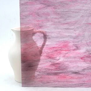 TISCHKATHEDRALGLAS DOM 9199 - ROSA / VIOLETT