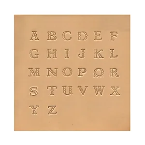 BULINO SET ALFABETO FANCY 10MM