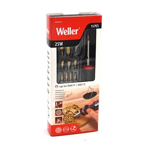 KIT PIROGRAFO 15 PEZZI WELLER 25W - 220V