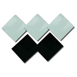 BULLSEYE GLASS 5 SHEETS BASIC COLORS COE 90