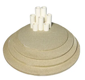 SET PIASTRE REFRATTARIE TONDE