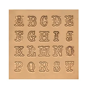 SET ALFABETO SCRIPT 19MM