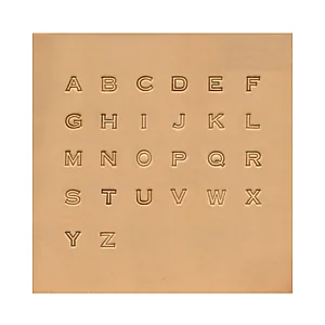 SET ALFABETO BLOCK 13 MM