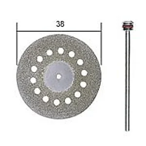 DIAMOND CUTTING DISC W/ COOLING HOLES 38 MM