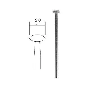DIAMANTSCHLEIFSTIFT LINSE 5 MM