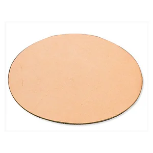 INSERTO IN CUOIO OVALE 83 X 64 MM