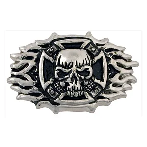 CONCHO TESCHIO E FIAMME 51 X 38 MM