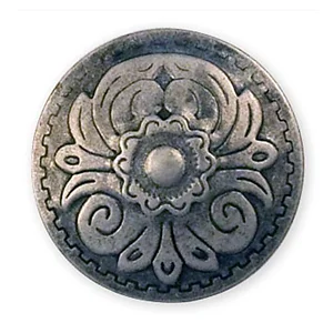 CONCHO 25MM - FIORE DECORATO