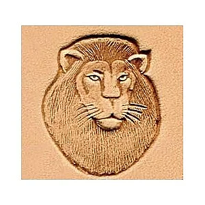 LEDERSTEMPEL 3D - LÖWENKOPF