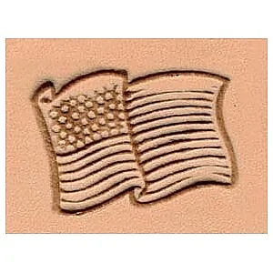 SELLO 3D PARA CUERO - BANDERA AMERICANA