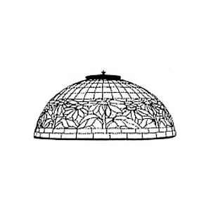 MOLDE PARA LAMPARA ODISSEY T1557 - POINSETTIA DOME 40CM 664UDS