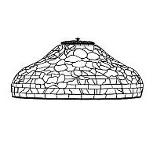 MOLDE PARA LAMPARA ODISSEY T1475 - PEONY 46CM 513UDS