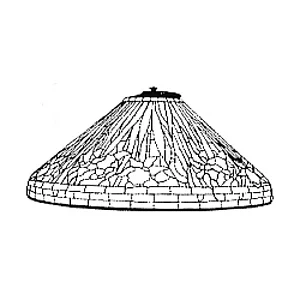 MOLDE PARA LAMPARA ODISSEY T1497 - DAFFODIL CONE 50CM 684UDS