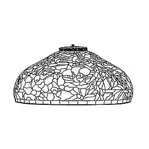 ODISSEY LAMP MOLD T1903 - ELABORATE PEONY 56CM 1038PCS