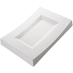 STAMPO FUSIONE - PIATTO CONCAVO35,5 X 24,5 X 4 CM
