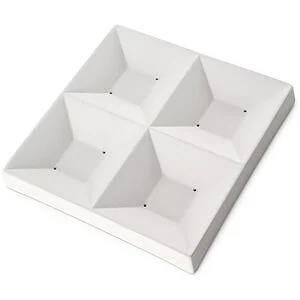STAMPO FUSIONE - PIATTO QUADRO SUSHI 17,5 X 17,5 X 2,3 CM