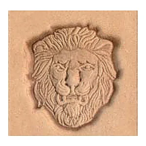 LEATHER 3D STAMP - LION HEAD