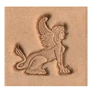LEATHER 3D STAMP - SPHINX RIGHT