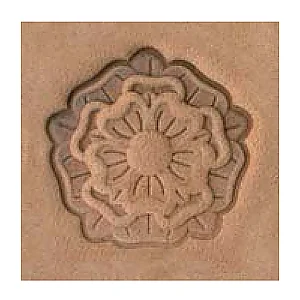 LEATHER 3D STAMP - LOTUS FLOWER