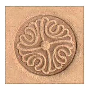 LEATHER 3D STAMP - BUTTON