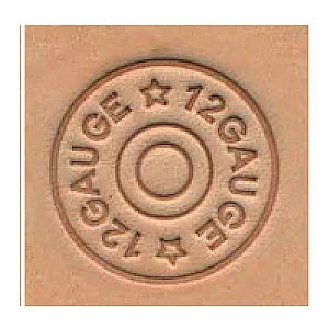 LEATHER 3D STAMP - CARTRIDGE CASE