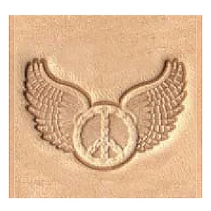 LEATHER 3D STAMP - WIND OF PEACE