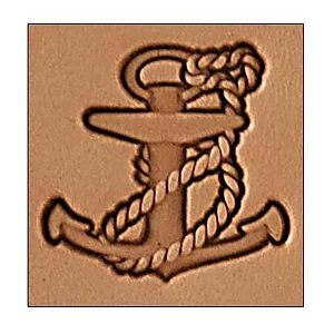 LEATHER 3D STAMP - ANCHOR