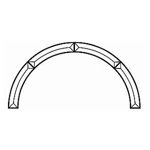 BISELLO SET 4 PZ ARCO DIAM. 305 MM