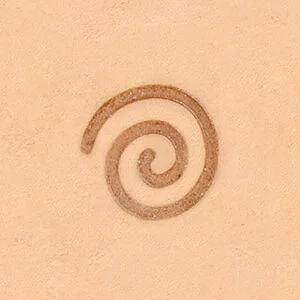 SPECIAL LEATHER STAMP - E674 SPIRAL