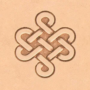 LEATHER 3D STAMP CELTIC KNOT
