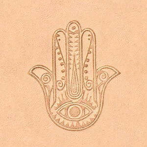 LEATHER 3D STAMP FATIMA HANDS