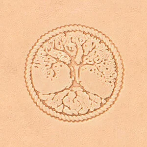 LEATHER 3D STAMP TREE OF LIFE
