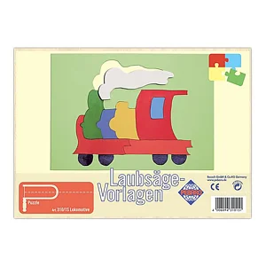 TEMPLATE PER TRAFORO - PUZZLE LOCOMOTIVA