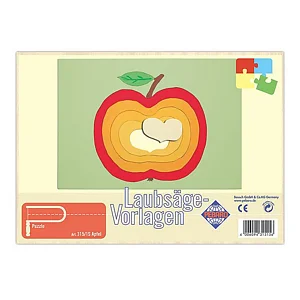 TEMPLATE PER TRAFORO - PUZZLE MELA