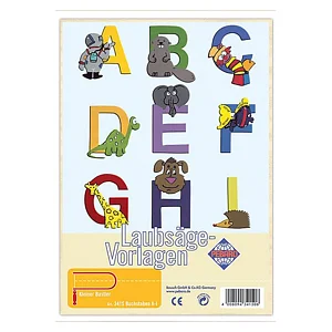 TEMPLATE PER TRAFORO - LETTERE A-I