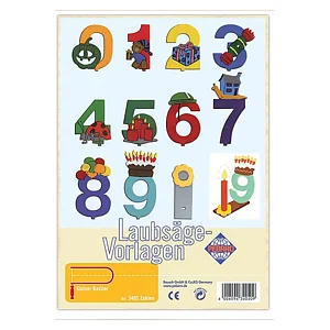 TEMPLATE PER TRAFORO - NUMERI