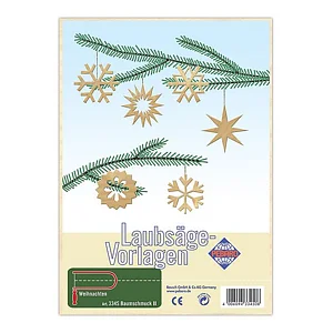 TEMPLATE PER TRAFORO - DECORAZIONI ALBERO NATALE N. 2