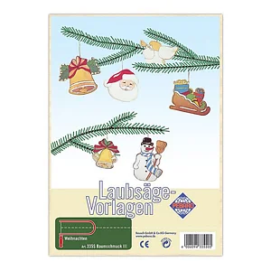 TEMPLATE PER TRAFORO - DECORAZIONI ALBERO NATALE N. 3