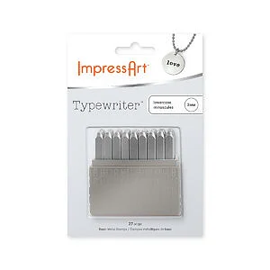 SET LETTERE MINUSCOLE TYPEWRITER BASIC 3MM