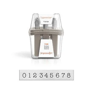 SET NUMERI TYPEWRITER 3MM