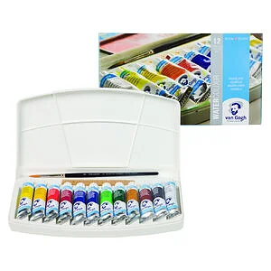 SET 12 ACQUERELLI 10 ML VAN GOGH C. VALIGETTA