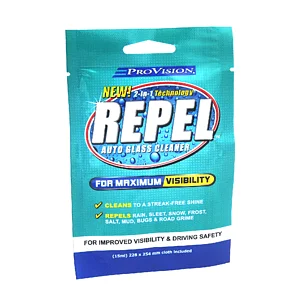 SALVIETTE PULIZIA VETRO REPEL
