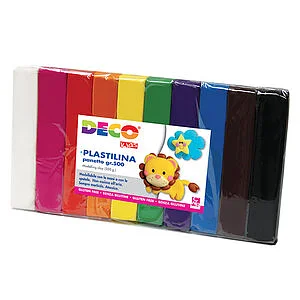 PLASTILINA - 10 PANETTI 50 GR COLORI ASSORTITI