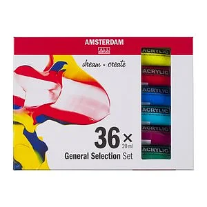 SET 36 ACRILICI AMSTERDAM STANDARD 20 ML